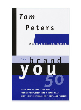 英文原版 The Brand You50 Reinventing Work 将自身打造成品牌 职场自我提升指南 Tom Peters 精装 英文版 进口英语原版书籍