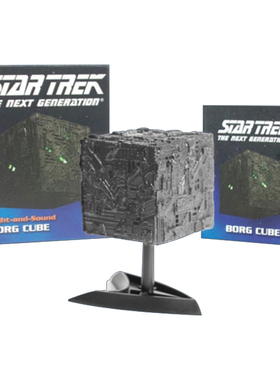 英文原版 Star Trek Light-and-Sound Borg Cube 星际迷航 博格立方体 有声发光摆件 附全彩说明书 英文版 进口英语原版书籍