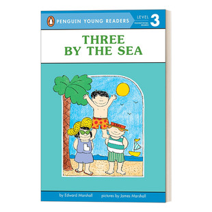 儿童读物 Three Sea the 海边三人行 Young 英文原版 Edward Level Readers 进口书籍 Marshall Penguin 汪培珽第三阶段书单