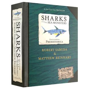史前大鲨鱼和海怪 立体书 Encyclopedia Prehistorica Sharks and Other Sea Monsters 英文原版儿童百科全书 3D纸雕艺术书