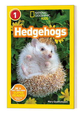 国家地理分级读物 刺猬 第1级 National Geographic Readers Hedgehogs Level 1英文原版儿童读物 进口英语书籍