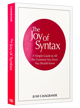 The Joy of Syntax 句法的乐趣 英文原版词典字典 进口英语工具书籍