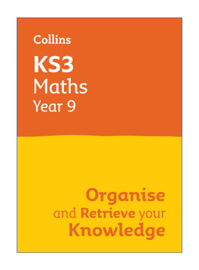 Collins KS3 Maths Year 9 Organise and Retrieve Your Knowledge 柯林斯英国初中数学复习册九年级 英文原版中学教辅 进口书籍