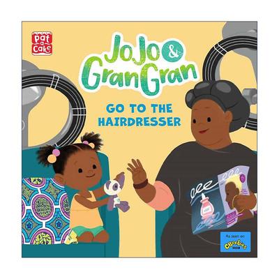 英文原版 JoJo & Gran Gran Go to the Hairdresser 乔乔和奶奶 一起去理发店 儿童英文趣味绘本 英文版 进口英语原版书籍