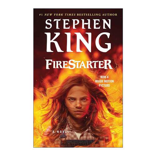 英文原版 Firestarter 神秘火焰 影视封面 斯蒂芬·金 英文版 进口英语原版书籍