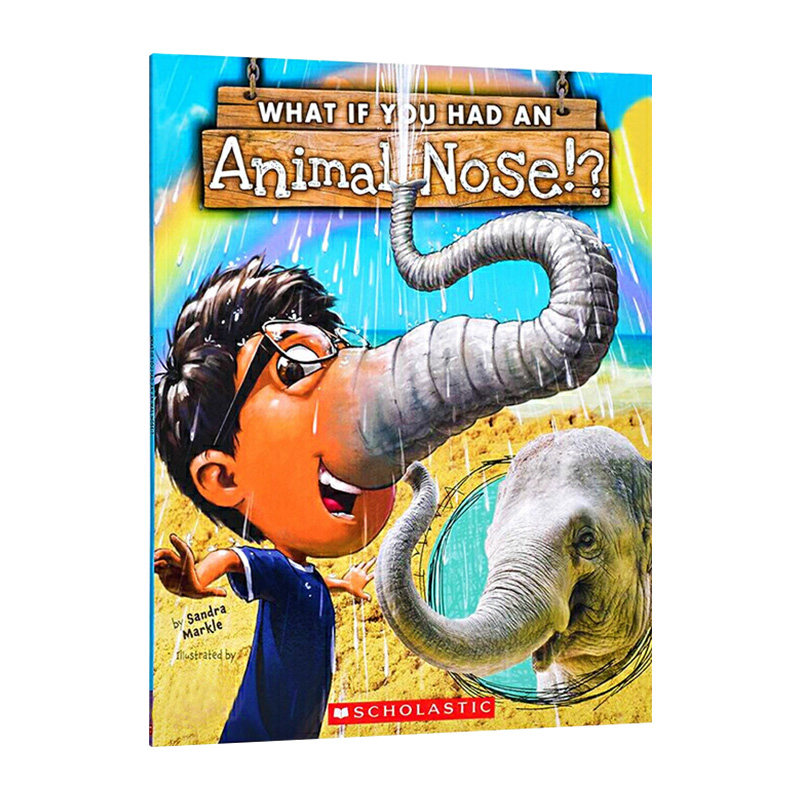what if you had an animal nose 英文原版儿童科普英语绘本故事书