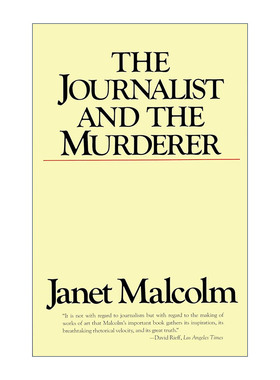 The Journalist and the Murderer 记者与谋杀犯 一个真实的故事 Janet Malcolm