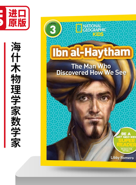 英文原版 National Geographic Kids Readers L3 Ibn al-Haytham 国家地理分级读物第3级 海什木物理学家数学家 英文版 进口书籍