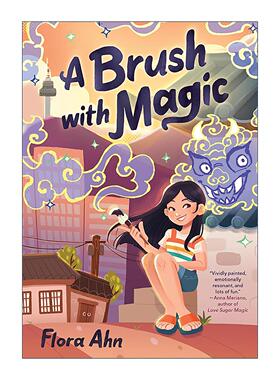 英文原版 A Brush with Magic 魔法之笔 儿童奇幻小说 韩国民间传说故事 精装 Flora Ahn 英文版 进口英语原版书籍