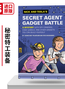 尼克和特斯拉系列3 秘密特工装备 精装 Nick and Tesla's Secret Agent Gadget Battle  Nick and Tesla3 英文原版儿童冒险小说