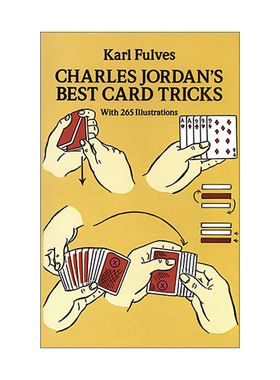 英文原版 Charles Jordan's Best Card Tricks 查尔斯乔丹经典纸牌魔术插图指南 Karl Fulves 英文版 进口英语原版书籍