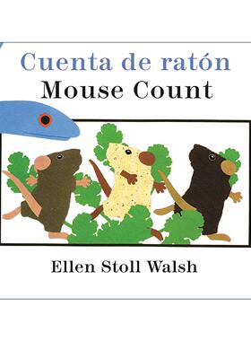 原版 Cuenta de ratón/Mouse Count 老鼠数数 西班牙语/英文 双语版 纸板书 进口原版书籍