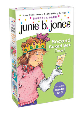 朱尼琼斯系列5-8册盒装 第二套 Junie B. Jones's Second Boxed Set Ever! Books 5-8 英文原版儿童读物 进口英语书籍
