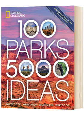 100个公园 5000个想法 100 Parks 5000 Ideas 英文原版旅游阅读进口英语书籍