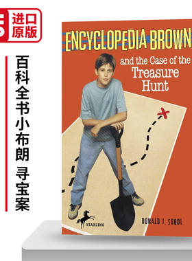 百科全书小布朗 寻宝案 Encyclopedia Brown And the Case of the Treasure Hunt 英文原版儿童侦探小说 进口英语书籍