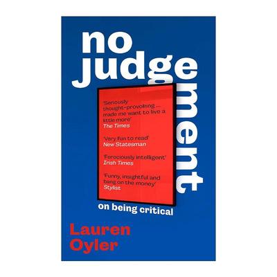 英文原版 No Judgement 不评判 关于批评 英文版 进口英语原版书籍