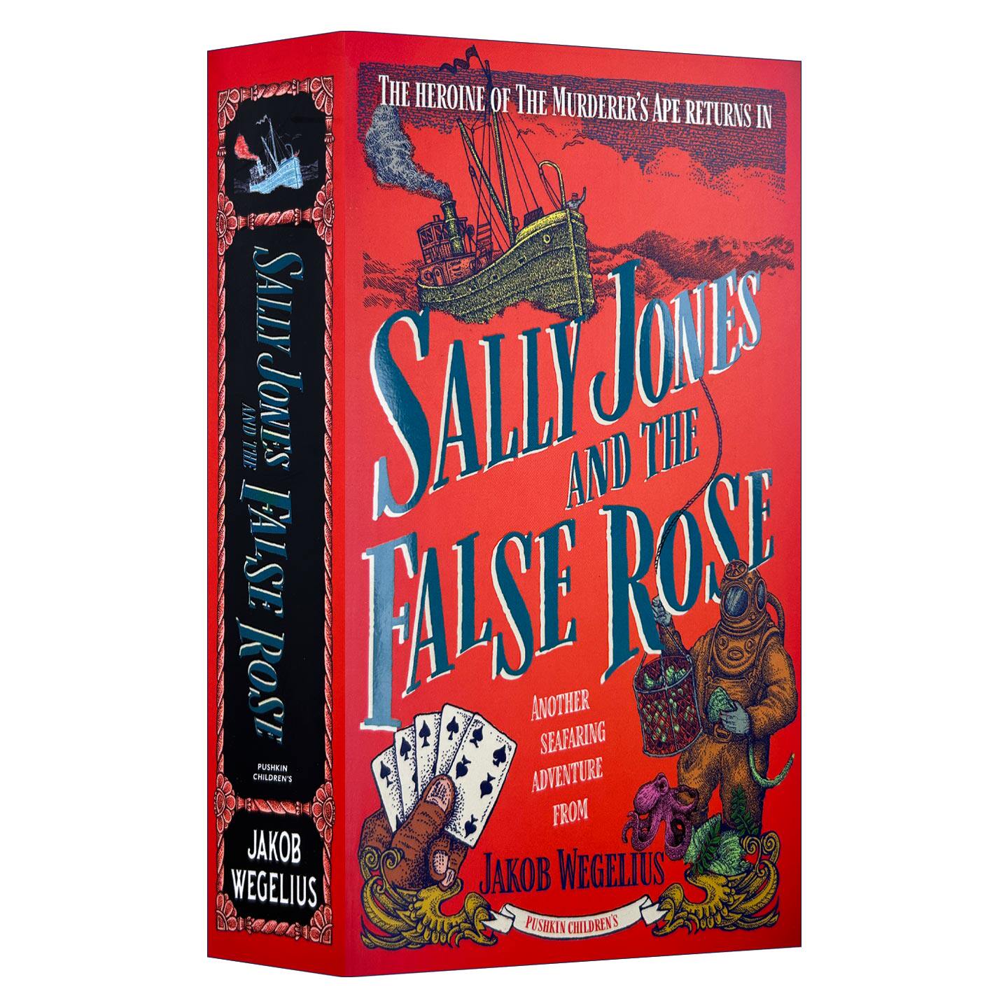 英文原版 Sally Jones and the False Rose 大猩猩萨利?琼斯历险记之真假玫瑰 瑞典儿童文学作家雅各布·维葛柳斯 英文版