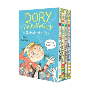 Dory Fantasmagory 4C Boxed Set 爱幻想的多莉1-4盒装 英文原版儿童章节读物 进口英语书籍