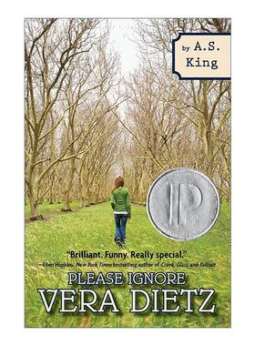 英文原版 Please Ignore Vera Dietz 请忽略薇拉·迪茨 普林兹奖得主A.S. King 青少年小说 英文版 进口英语原版书籍