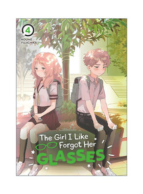 英文原版 The Girl I Like Forgot Her Glasses 04 喜欢的人忘记戴眼镜了4 同名动漫漫画 藤近小梅 英文版 进口英语原版书籍