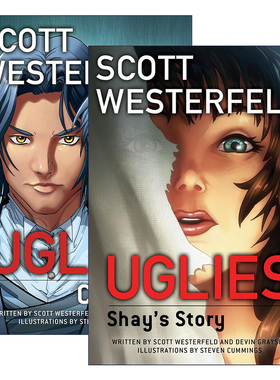 Uglies 丑八怪系列2册 青少年奇幻漫画小说 Scott Westerfeld
