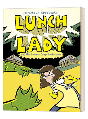 食堂阿姨4 热血漫画 Lunch Lady and the Summer Camp Shakedown 英文原版儿童读物 进口英语书籍