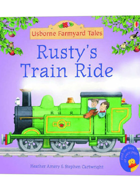农场故事 鲁斯蒂的火车旅行 Farmyard Tales Poppy and Sam Rusty's Train Ride 英文原版儿童启蒙故事绘本 进口书籍