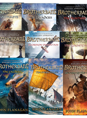 英文原版 The Brotherband Chronicles 兄弟团编年史系列9册 青少年奇幻冒险小说 纽约时报畅销书作者John Flanagan 英文版 进口书