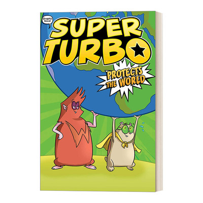 Super Turbo Protects the World 仓鼠超人系列#4  彩页漫画书