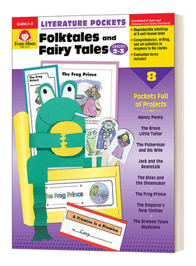 英文原版 Literature Pockets Folktales Fairy Tales Grade 2-3 口袋文学系列 民间故事和童话 二年级至三年级 英文版 进口英语书
