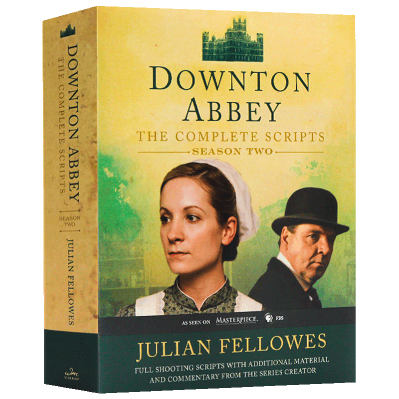 唐顿庄园剧本 第2季 Downton Abbey Script Book 2 电视剧同名小说 英剧剧本 英文原版电影原著小说书 进口英语书籍