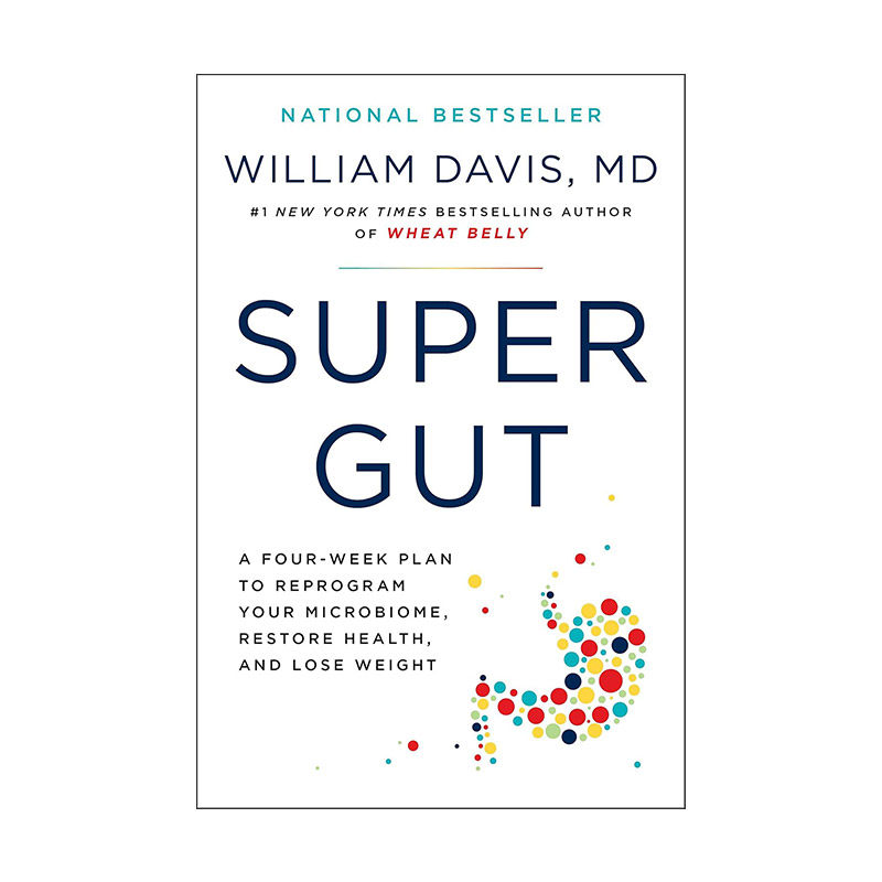 英文原版 Super Gut 超级肠道 四周重新编程你的微生物群 恢复健康和减肥 英文版 进口英语原版书籍