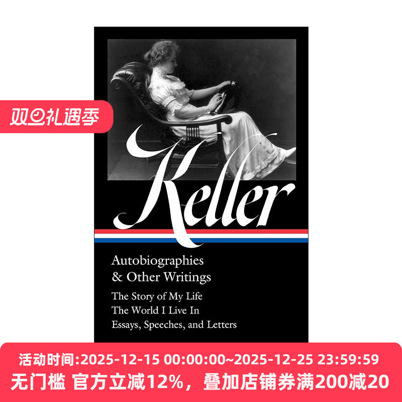 英文原版 Helen Keller Autobiographies & Other Writings 海伦&middot;凯勒自传及其他著作 精装美国文库 英文版 进口英语原版书籍
