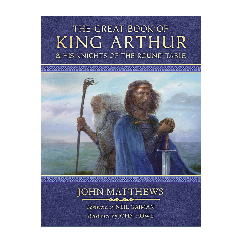 英文原版 The Great Book Of King Arthur And His Knights Of The Round Table 亚瑟王传说与圆桌骑士故事集 精装插画故事集