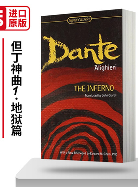 但丁神曲三部 地狱+炼狱 +天堂 The Inferno Purgatorio Paradiso 英文原版文学诗歌集 进口英文书籍