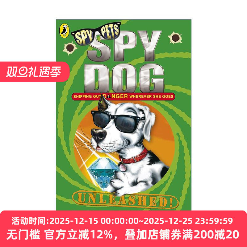 英文原版 Spy Dog Unleashed 狗狗特工3 Andrew Cope畅销动物冒险小说 英文版 进口英语原版书籍