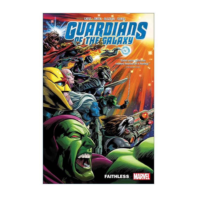 英文原版 Guardians Of The Galaxy Vol. 2 Faithless 银河护卫队 卷二 漫威漫画 Donny Cates 英文版 进口英语原版书籍 书籍/杂志/报纸 漫画类原版书 原图主图