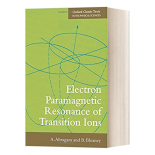 过渡离子 进口英语书籍 Resonance 物理学读物 英文原版 电子顺磁共振 Ions Transition Paramagnetic Electron