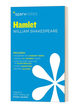 文学导读系列 哈姆雷特 Hamlet SparkNotes Literature Guide 英文原版中学教辅 进口英语书籍