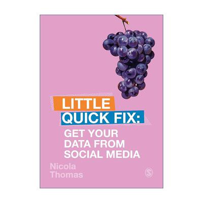 英文原版 Get Your Data From Social Media 如何通过社交媒体获取数据 定量研究统计学小手册 英文版 进口英语原版书籍