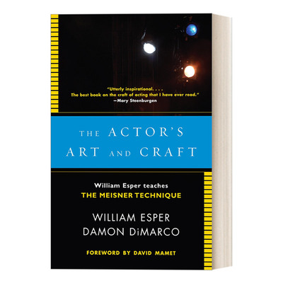 英文原版 The Actor's Art and Craft 表演力 迈斯纳方法帮你练好基本功 表演艺术 电影 William Esper 英文版 进口英语原版书籍