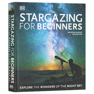 观星入门指南 Stargazing for Beginners DK初学者星空百科读物 太空 天空观察 英文原版探索星际科学读物进口书