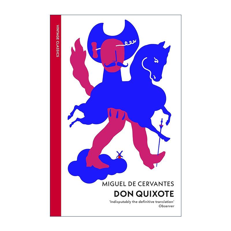 英文原版 Don Quixote 堂吉诃德 Vintage红脊经典 英文版 进口英语原版书籍