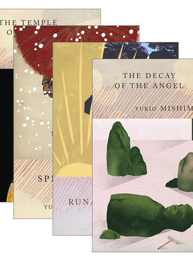 The Sea of Fertility  Yukio Mishima 丰饶之海4册 三岛由纪夫 春雪 晓寺 脱缰之马 天人五衰 英文原版小说 进口英语书籍
