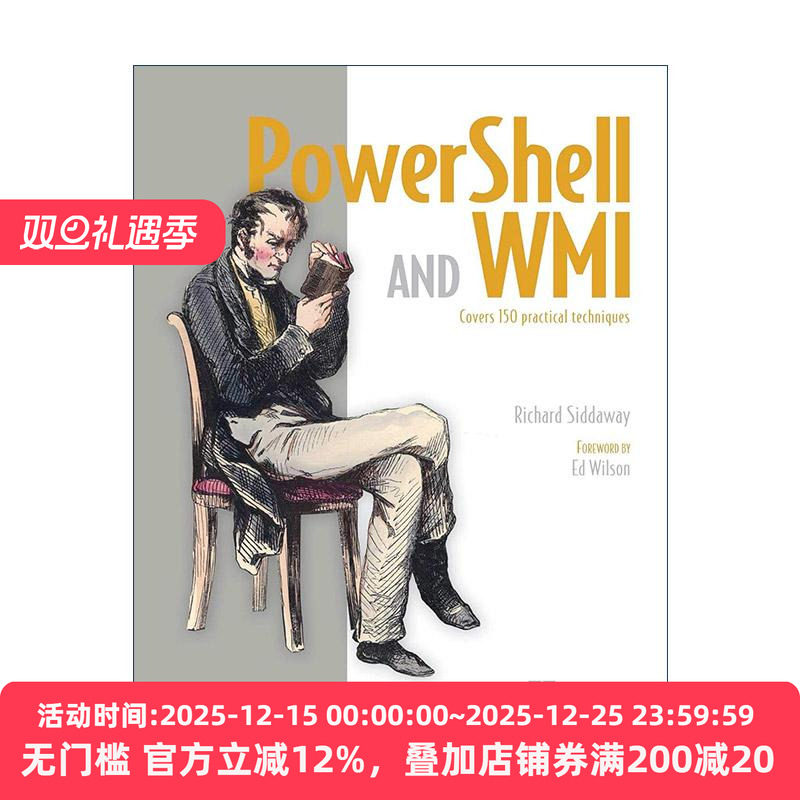 英文原版 PowerShell and WMI PowerShell与WMI 编程入门 英文版 进口英语原版书籍
