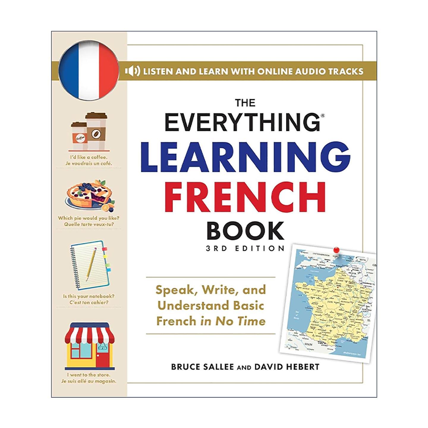 原版 The Everything Learning French Book 百宝箱 法语学习书 第3版 进口原版书籍