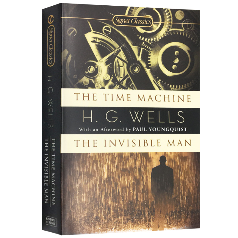 隐身人时间机器 The Time Machine The Invisible Man英文原版小说英文版进口书籍