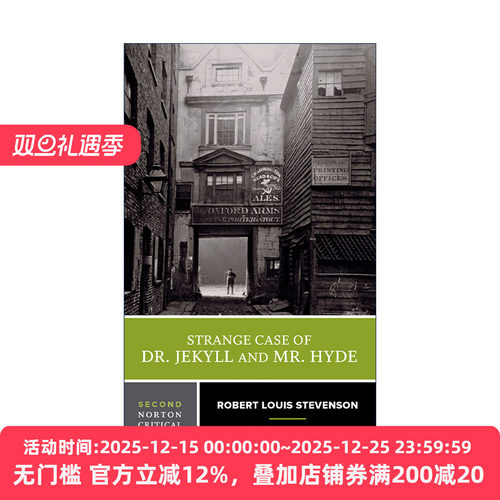 英文原版 Strange Case of Dr Jekyll and Mr Hyde 化身博士 第二版 诺顿文学解读系列 Norton Critical Editions进口英语原版书籍