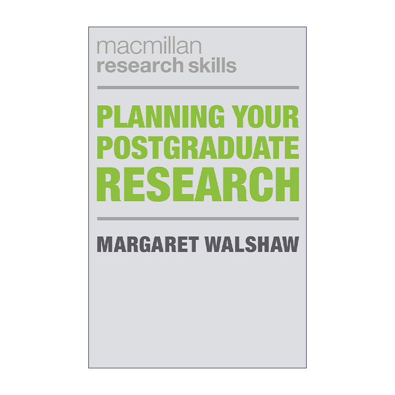 英文原版 Planning Your Postgraduate Research 研究生学术研究规划指南 英文版 进口英语原版书籍