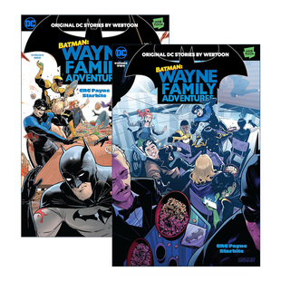 Family 书籍 进口英语原版 DC漫画 Batman Wayne CRC 蝙蝠侠韦恩家族冒险系列 Adventures 英文版 英文原版 Payne 2册